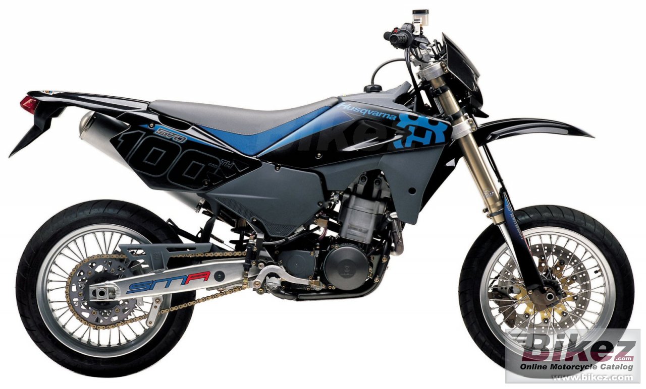 Big Husqvarna sm 570 r picture and wallpaper from Bikez.com